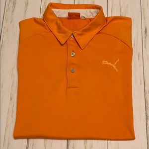 Puma Golf Polo. Size Medium. Color Orange.
